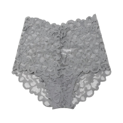 Gris Culottes en dentelle taille haute