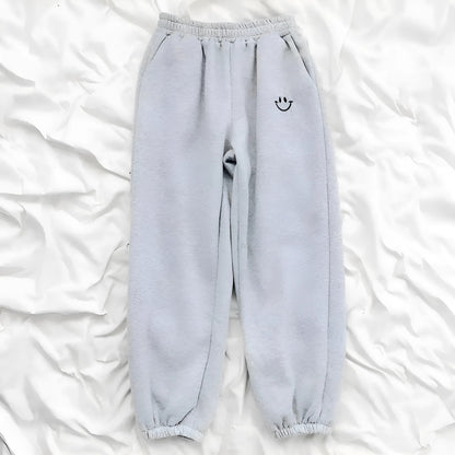 Gris Ensembles de sport avec imprimé subtil