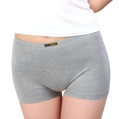 Gris Shorts en coton pour femmes