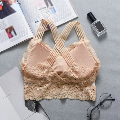 Haut bralette en dentelle