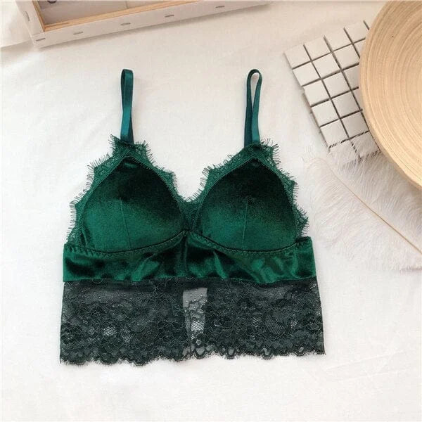 Haut bralette en dentelle