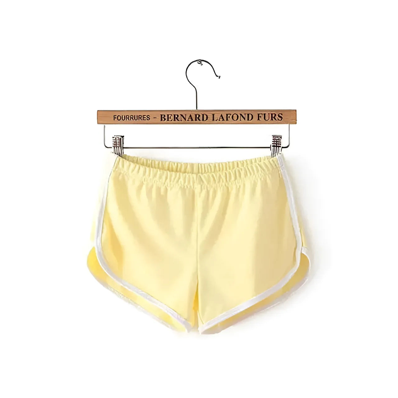 Jaune clair Shorts de sommeil sportifs