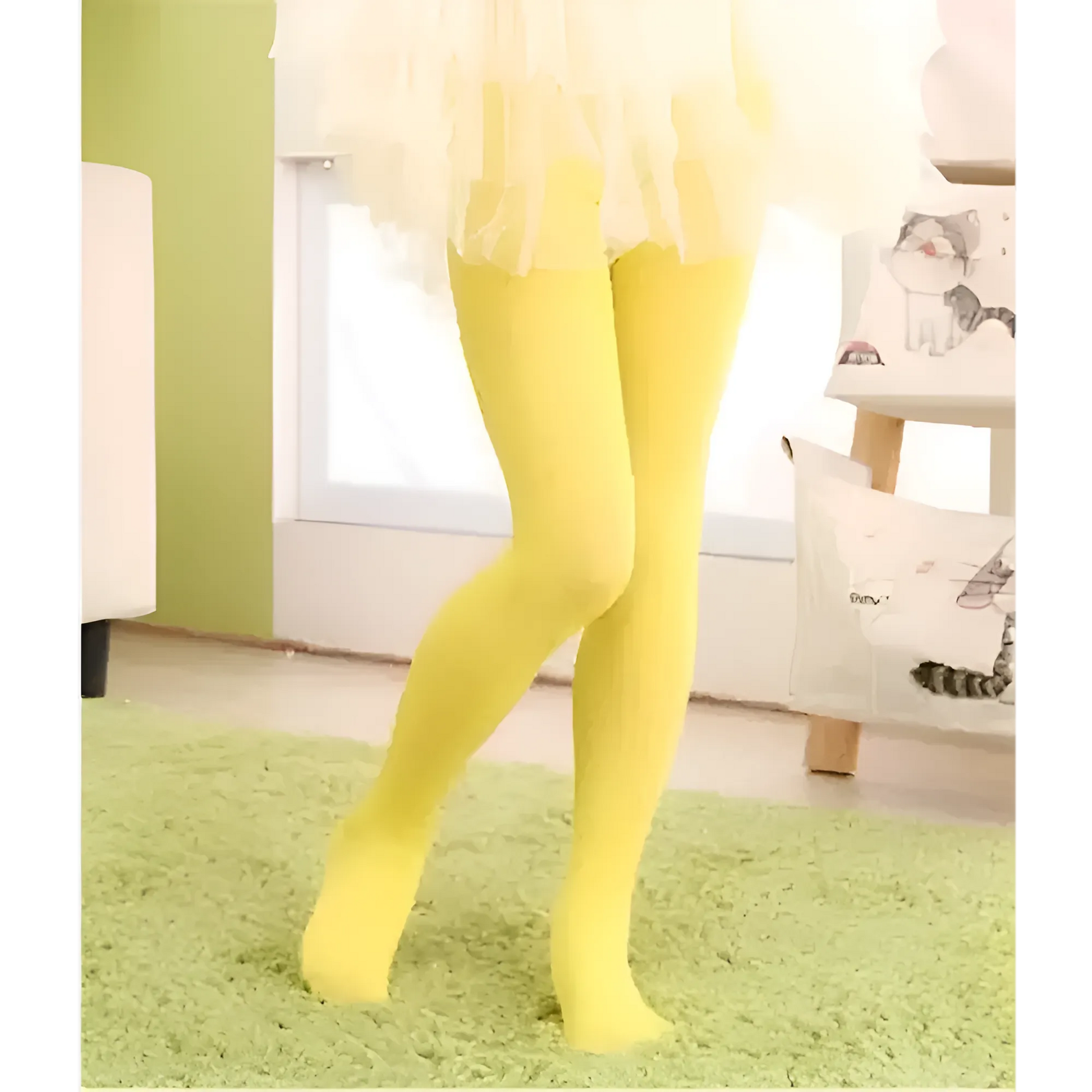Jaune Collants Universels pour Enfants