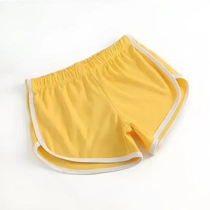 Jaune Shorts de sommeil sportifs