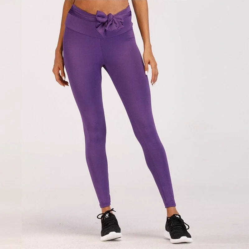 Leggings de sport avec un nœud