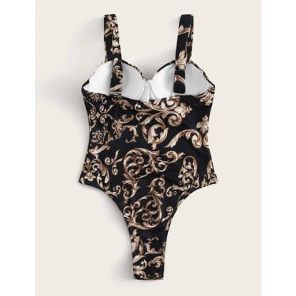 Maillot de bain une pièce avec motif décoratif