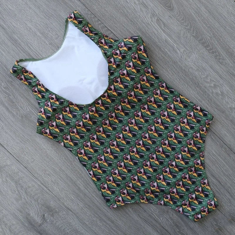 Maillot de bain une pièce moderne