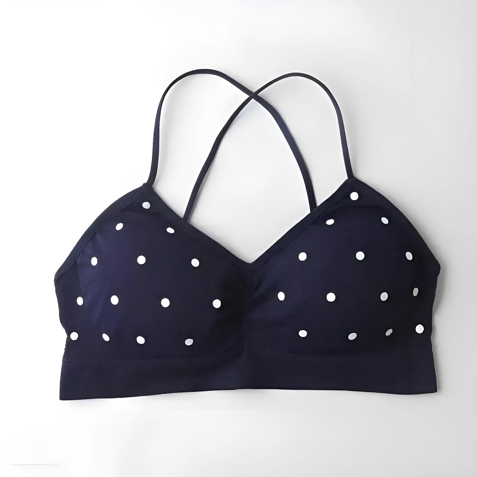 Marine Bralette à pois