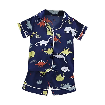 Marine Pyjamas en soie pour enfants