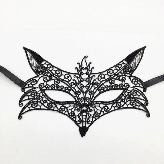 Masque en dentelle - noir