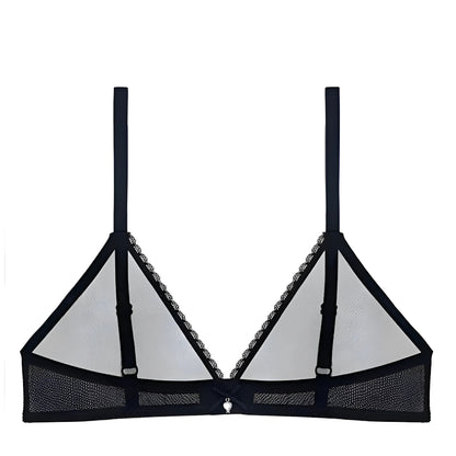 Noir Bralette transparente