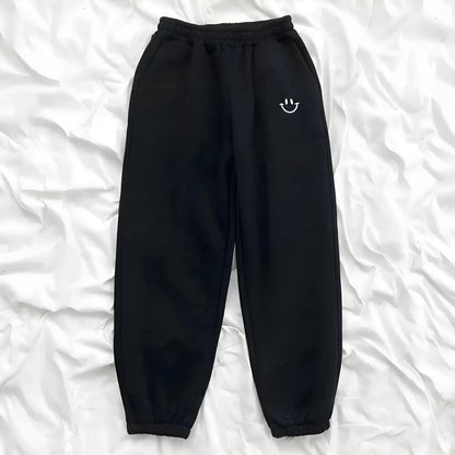 Noir Ensembles de sport avec imprimé subtil