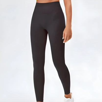 Noir Leggings pour femmes taille haute classiques