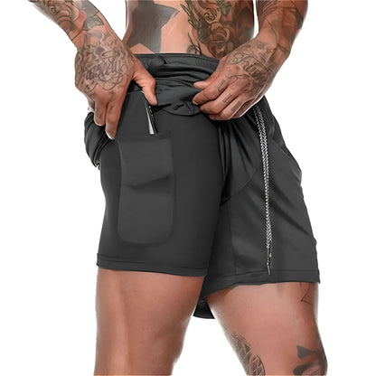 Noir Shorts de bain longs pour hommes