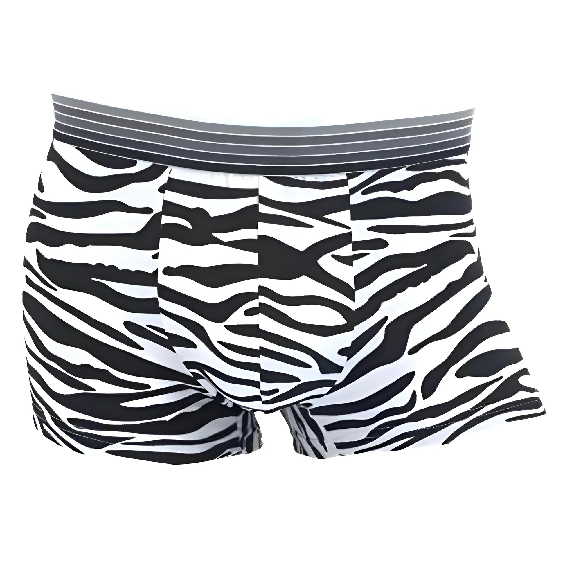 Noir Shorts de bain pour hommes en motifs colorés
