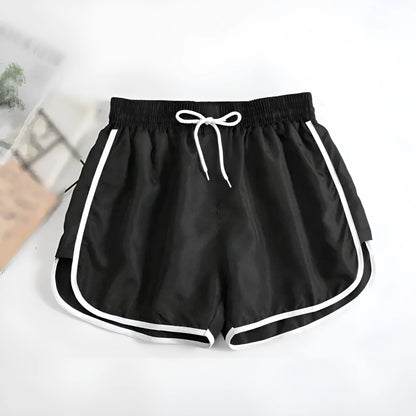 Noir Shorts de sport classiques