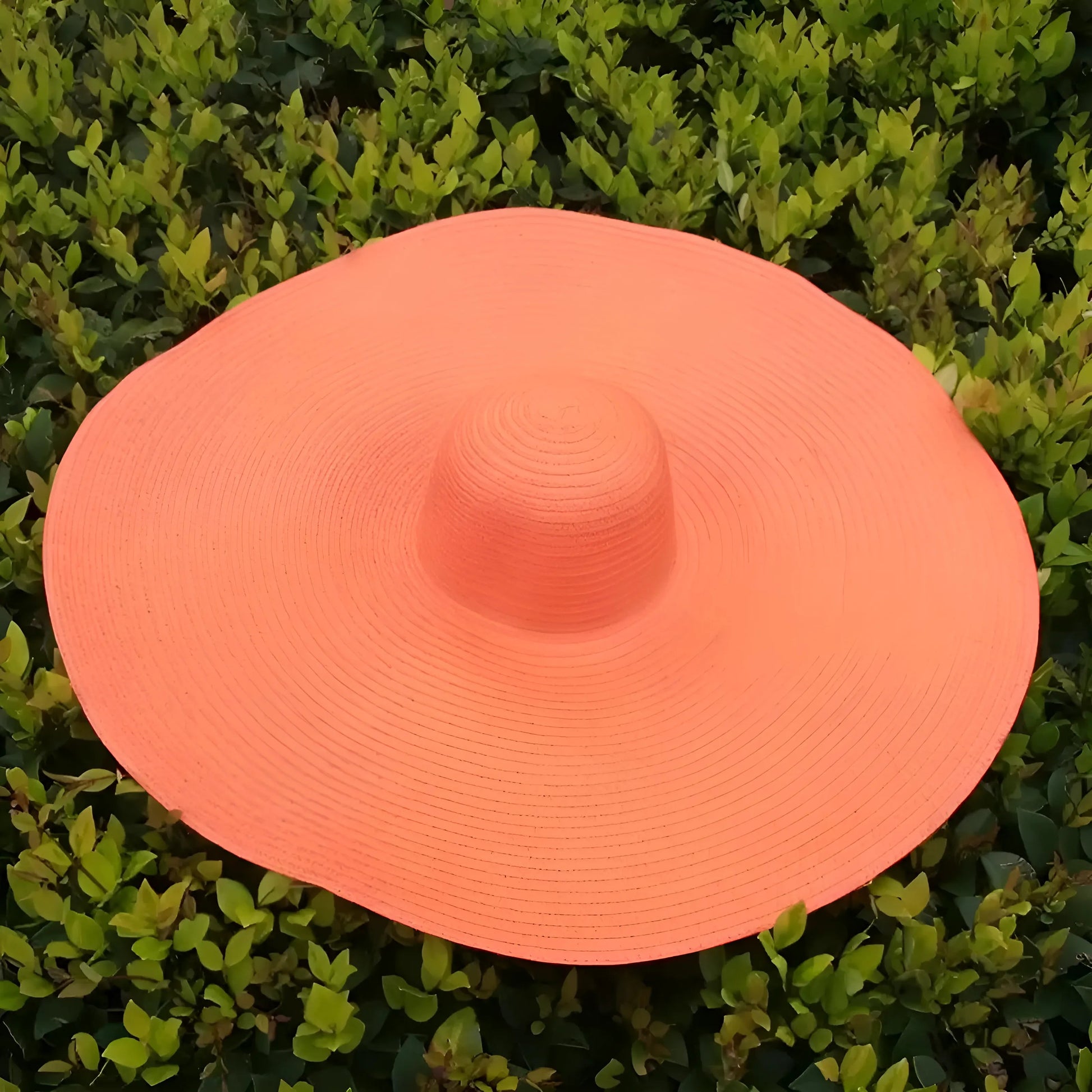 Orange Chapeau de plage à large bord