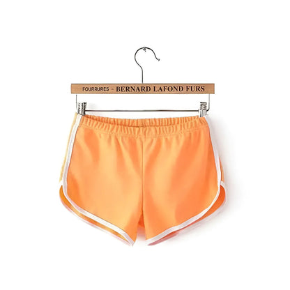 Orange Shorts de sommeil sportifs