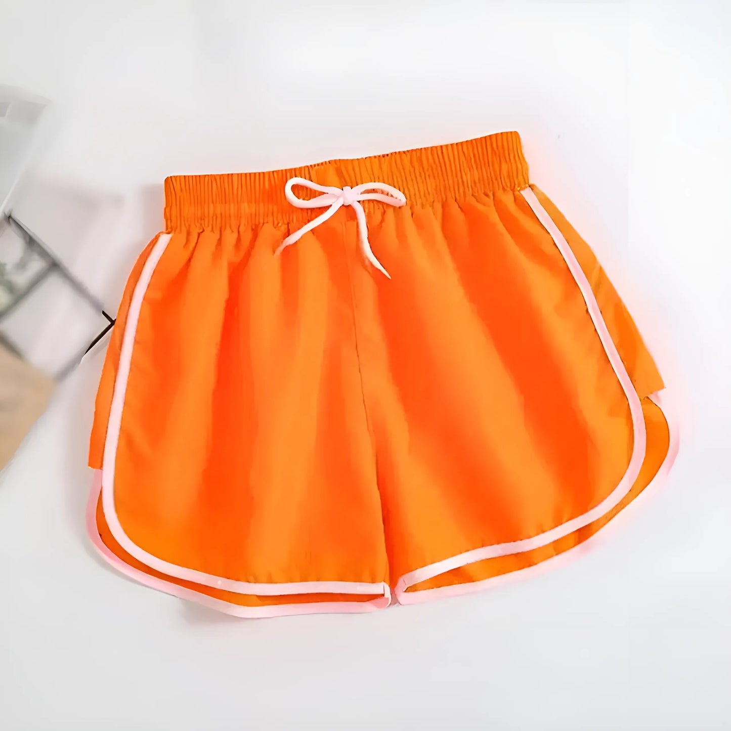 Orange Shorts de sport classiques