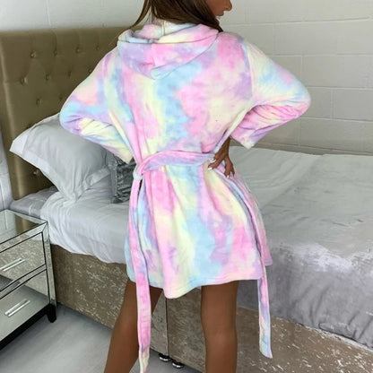 Peignoir tie dye