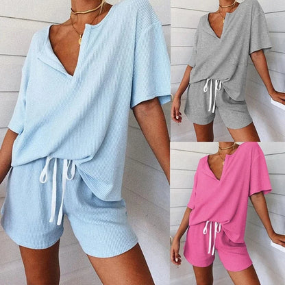 Pyjama classique pour femmes - rose / s