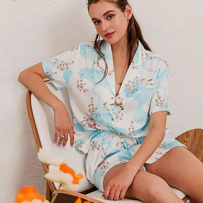 Pyjama femme imprimé chat