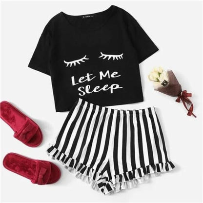 Pyjama let me sleep - noir / xs