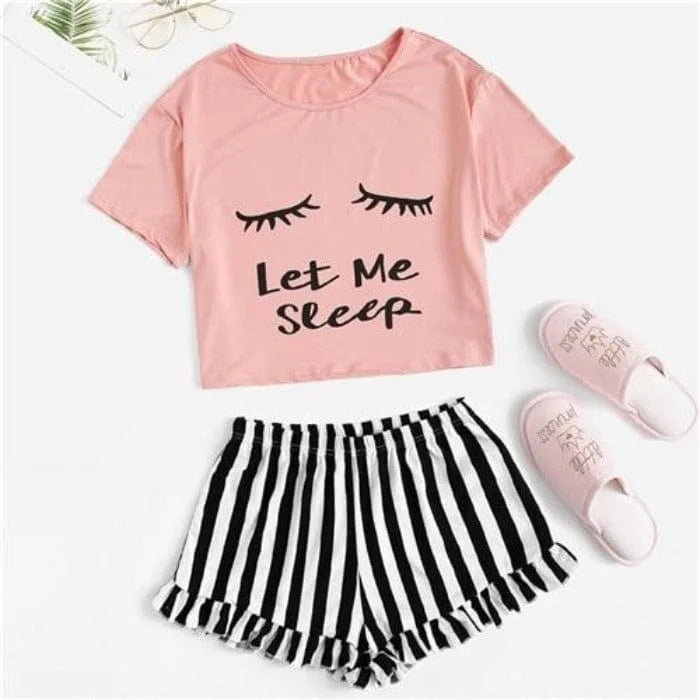 Pyjama let me sleep - rose / xs