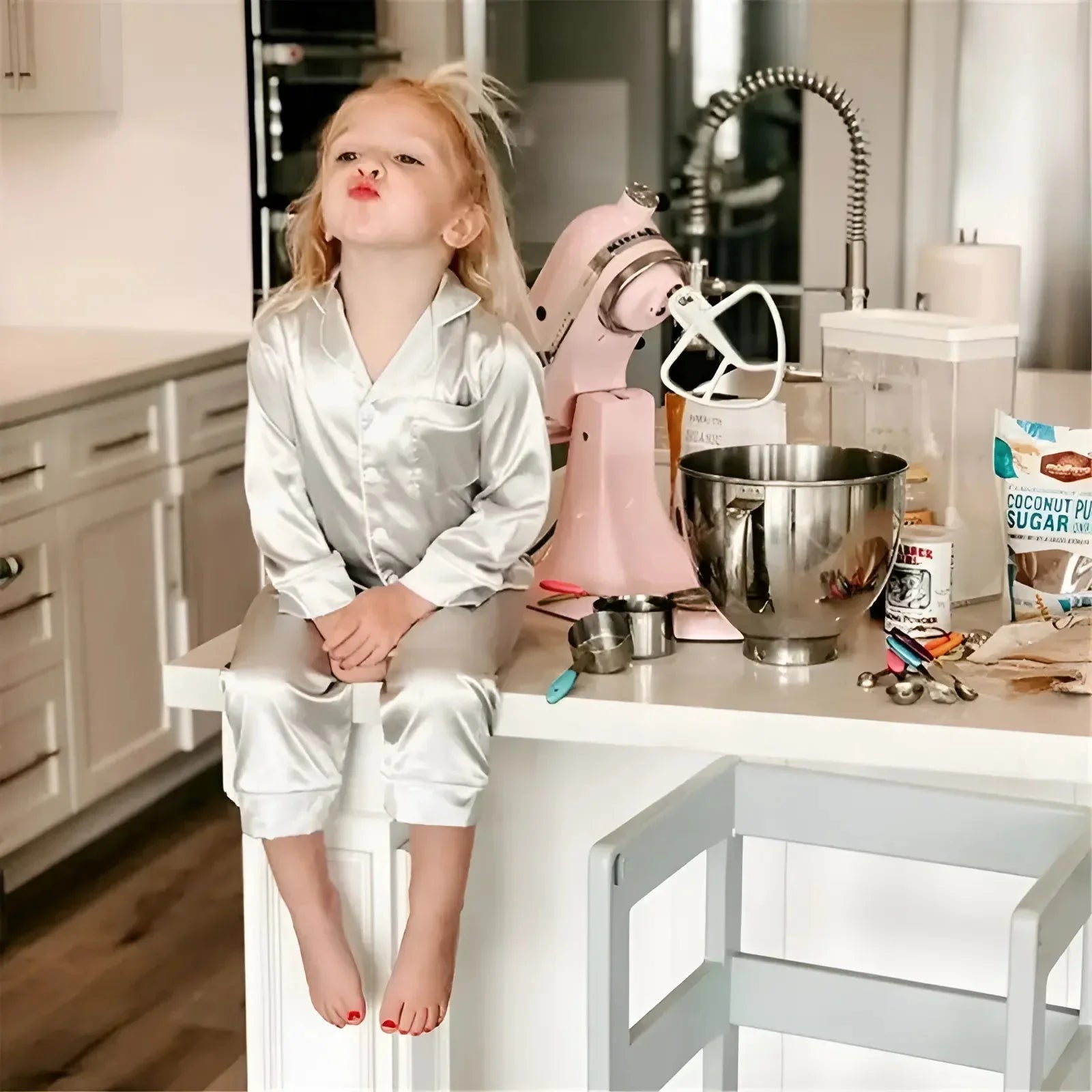  Pyjamas en soie pour enfants