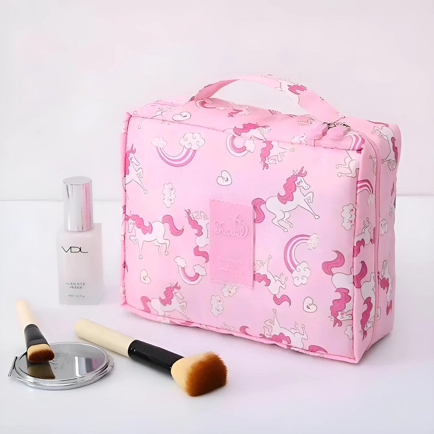 Rose Boîte de maquillage multifonctionnelle - Vanity Box