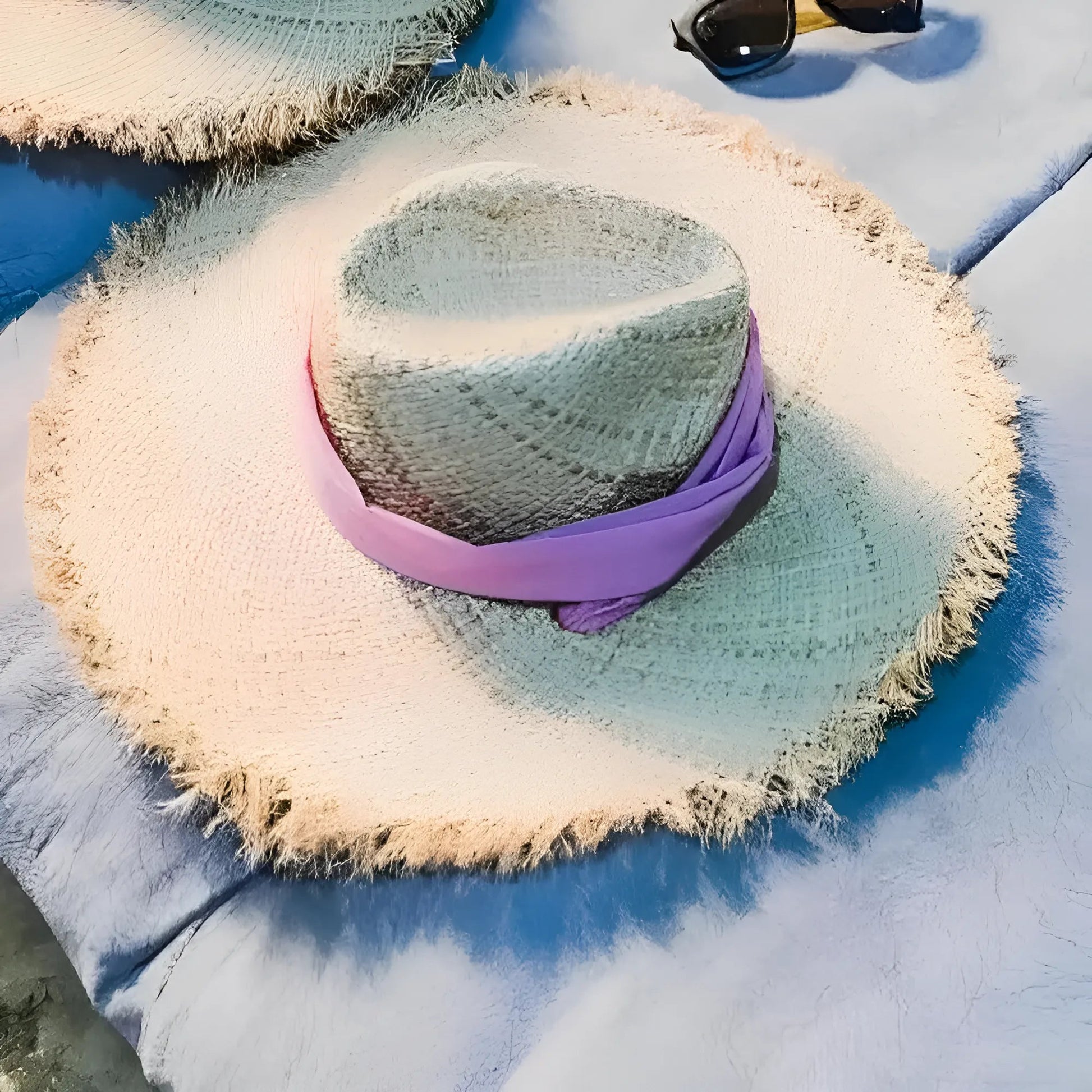 Rose Chapeau de plage classique