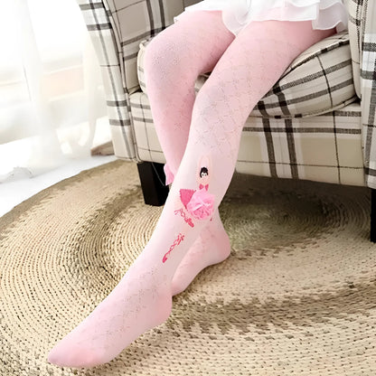 Rose Collants pour enfants de danseuse de ballet