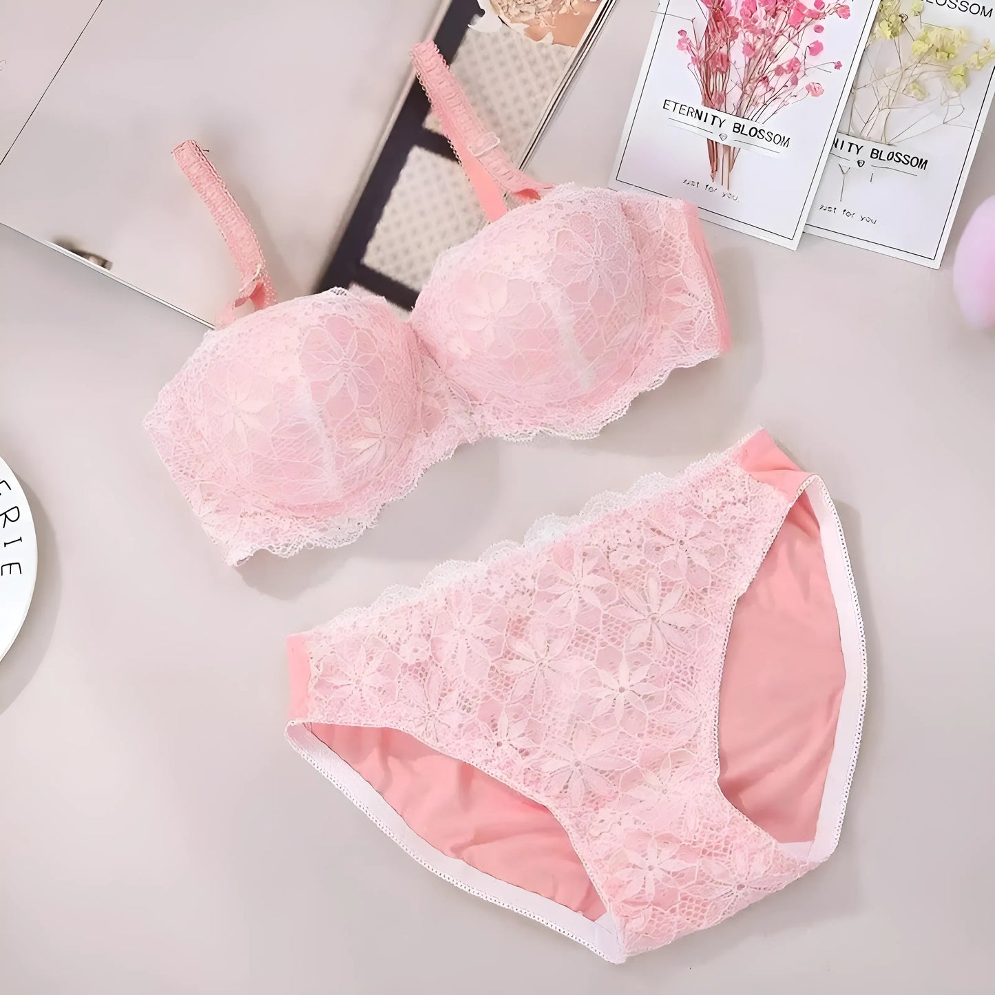 Rose Ensemble de lingerie avec dentelle