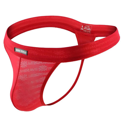 Rouge Culottes string pour hommes Brave Person
