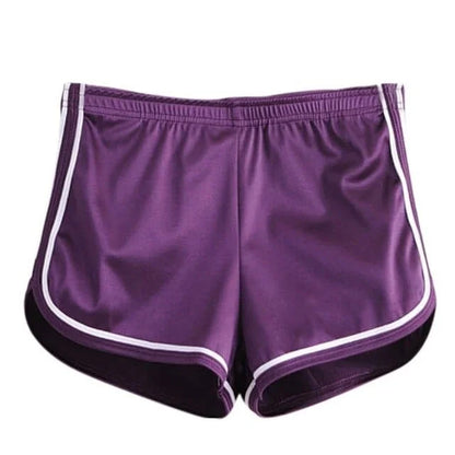 Short de sport brillant - violet / s