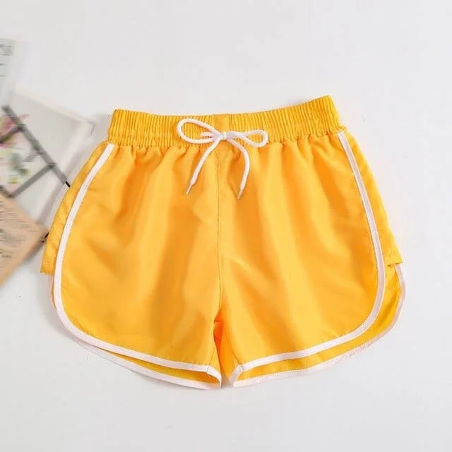 Short de sport classique - jaune / s/m