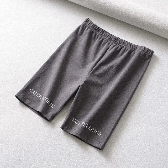 Shorts de sport avec des lettres - gris / s