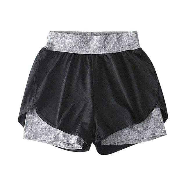 Shorts de sport bicolores - beige / s