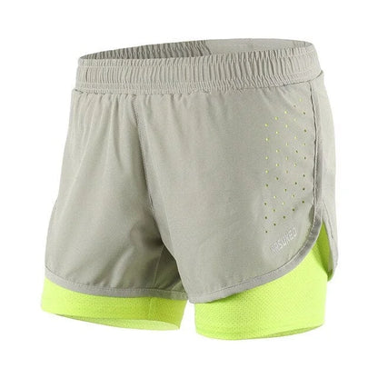 Shorts de sport moulants - vert / xs