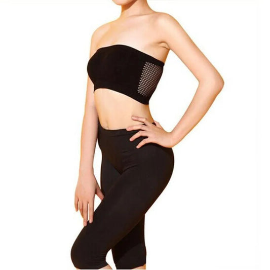 Soutien-gorge bandeau de sport universel - noir / universel