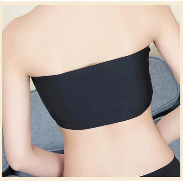 Soutien-gorge bandeau noir classique - noir / universel