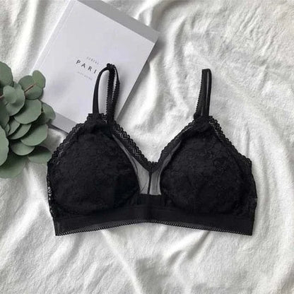 Soutien-gorge bralette avec bretelles - noir / universel