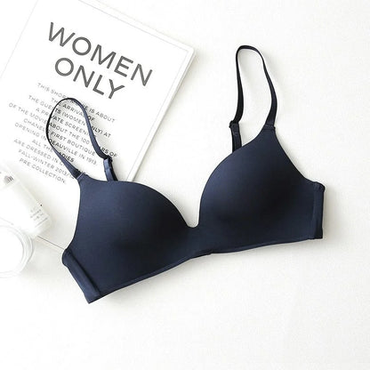 Soutien-gorge classique sans couture - bleu marine / 85a