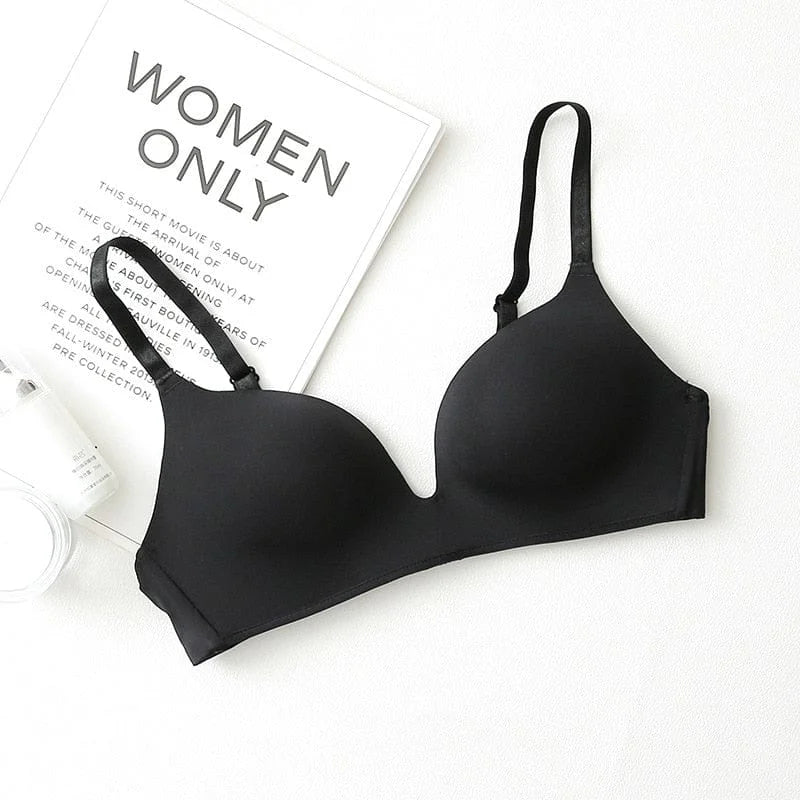 Soutien-gorge classique sans couture - noir / 85a