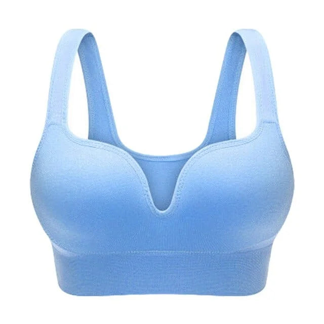 Soutien-gorge de sport à coupe classique - bleu / s