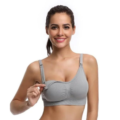 Soutien-gorge de sport d’allaitement - gris / 85c