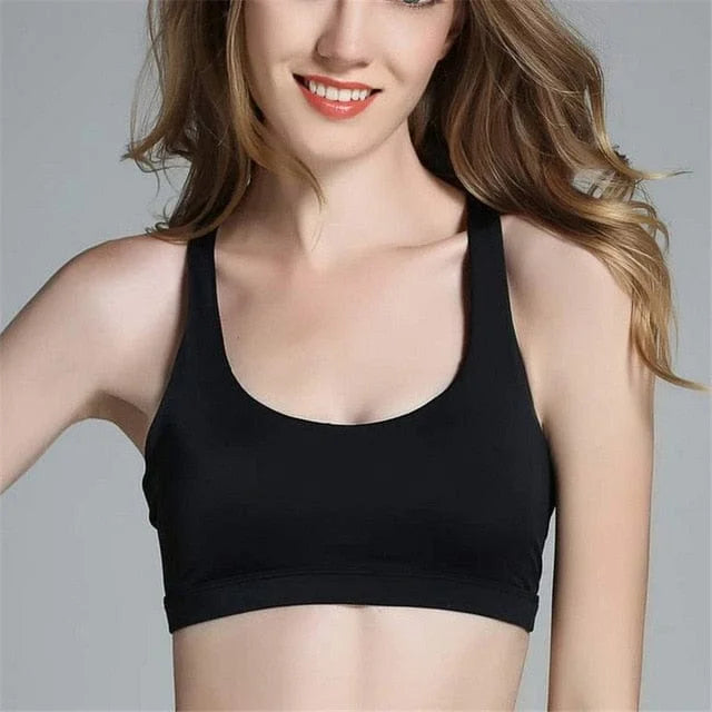 Soutien-gorge de sport respirant - noir / s