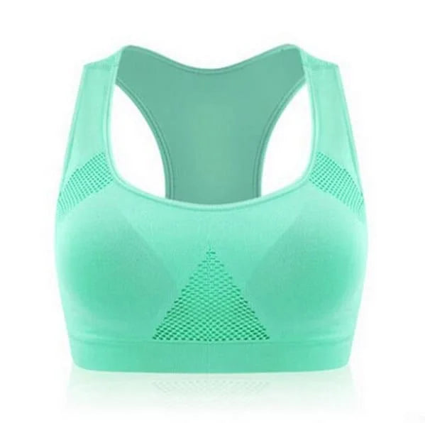 Soutien-gorge de sport respirant - vert / s