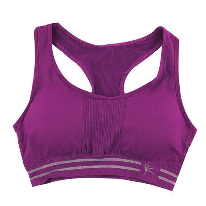 Soutien-gorge de sport respirant - violet / universel