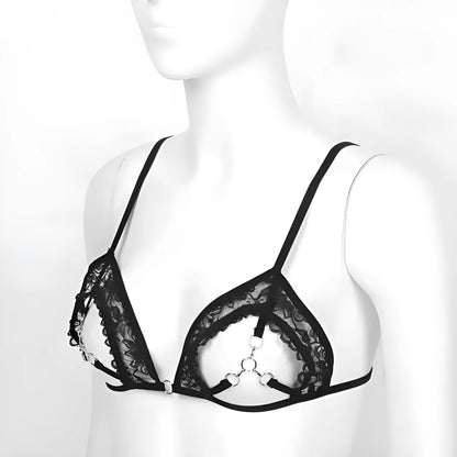  Soutien-gorge en dentelle avec détail découpé